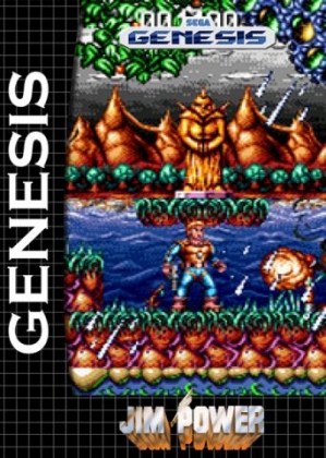 Cover Jim Power - The Arcade Game for Genesis - Mega Drive